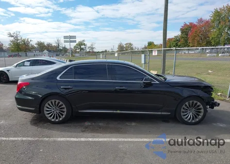 2019 Genesis G90 5.0 Ultimate z USA, uszkodzony, nr VIN KMHG54JH5KU052811